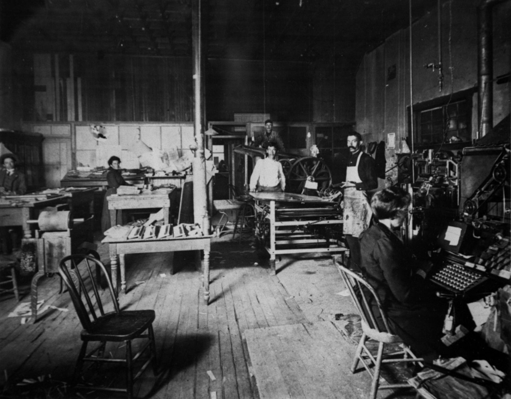 Printing press for Tucson Newspapers